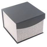 Grey and Black Magnetic Watch Pillow Box