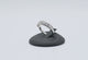 Black Leatherette Circular Ring Clip Display - 1-5/8" Diameter