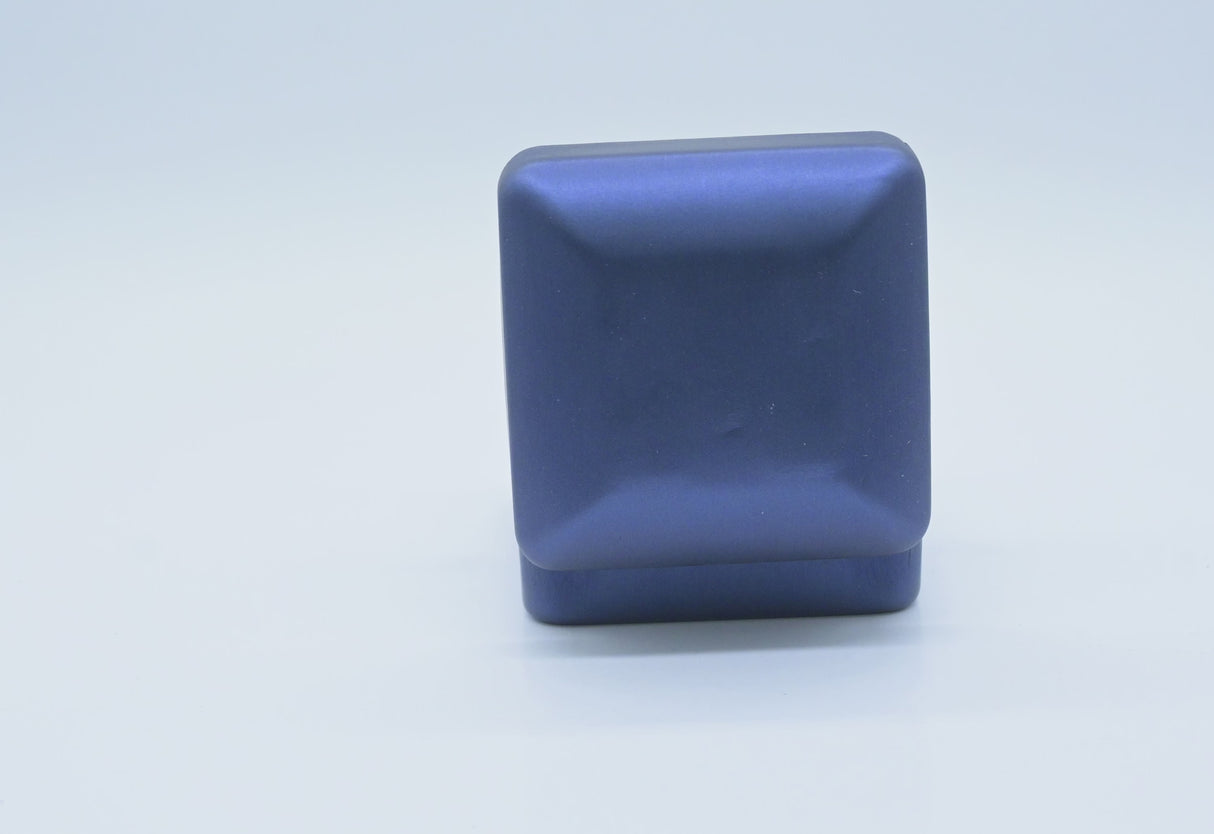 Blue Leatherette Pendant Box - Pack of 12