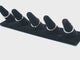 Black Velvet 5 Finger Jewelry Ring Display Stand