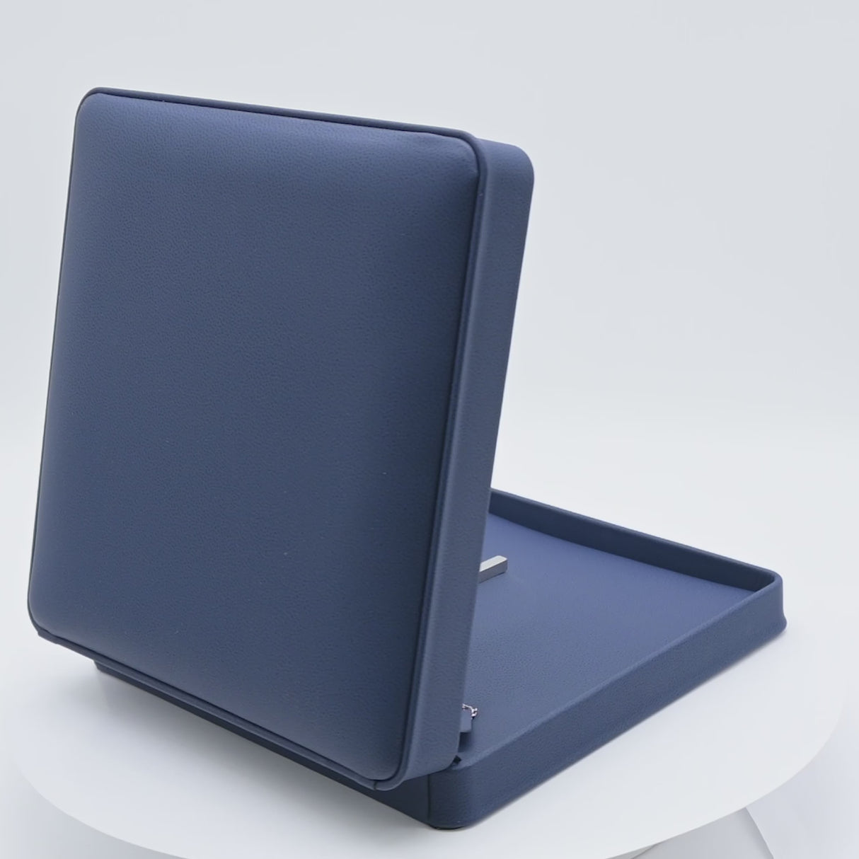 Navy Blue Leatherette Jewelry Necklace or Chain Boxes