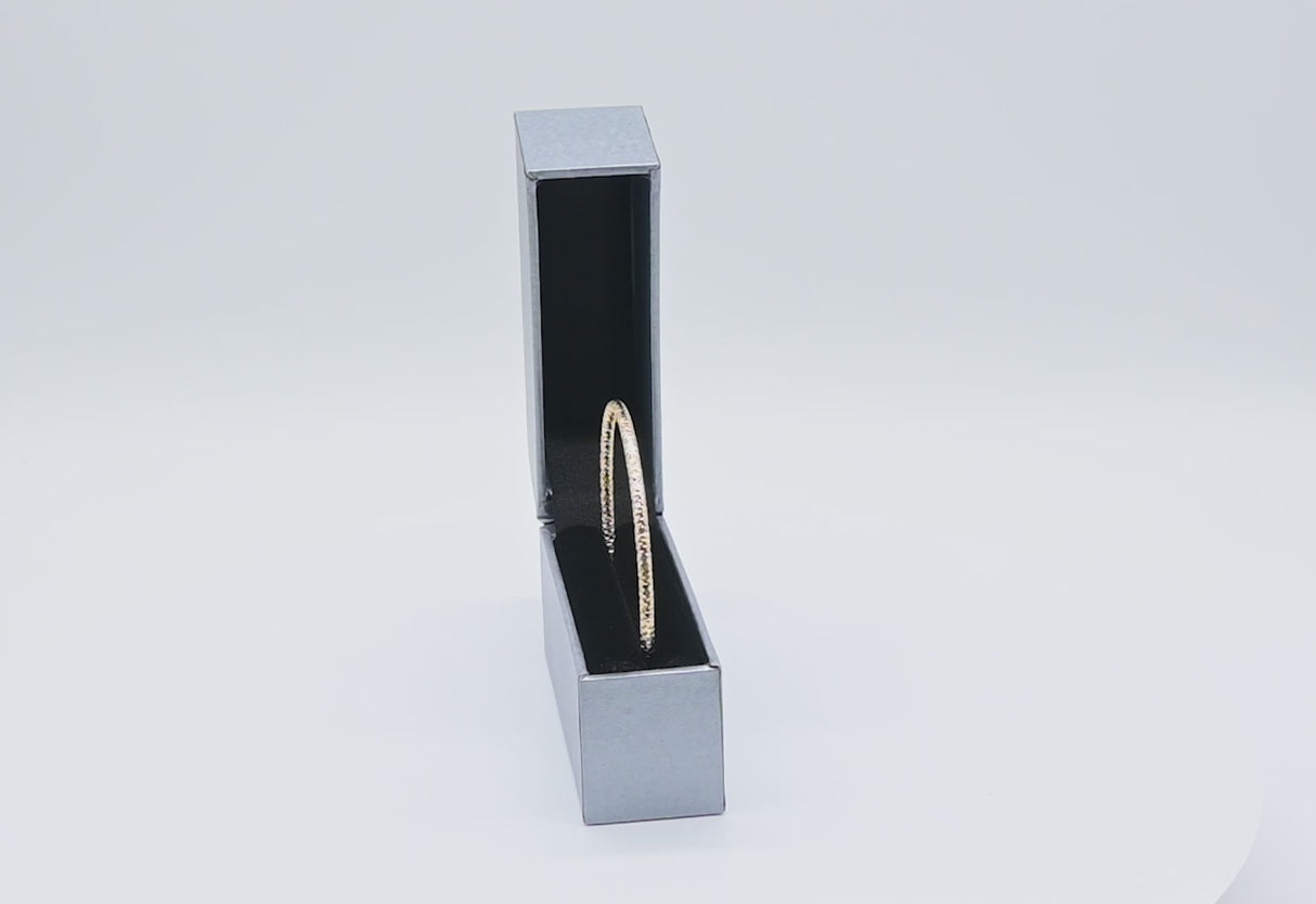 Metallic Silver Jewelry Bangle Gift Boxes