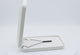 White Leatherette Jewelry Necklace or Chain Box