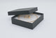 Matte Black Paper Cotton Filled Jewelry Bracelet Gift Boxes #33