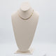 Beige Faux Suede Jewelry Necklace Display Bust, 14-1/2" Tall