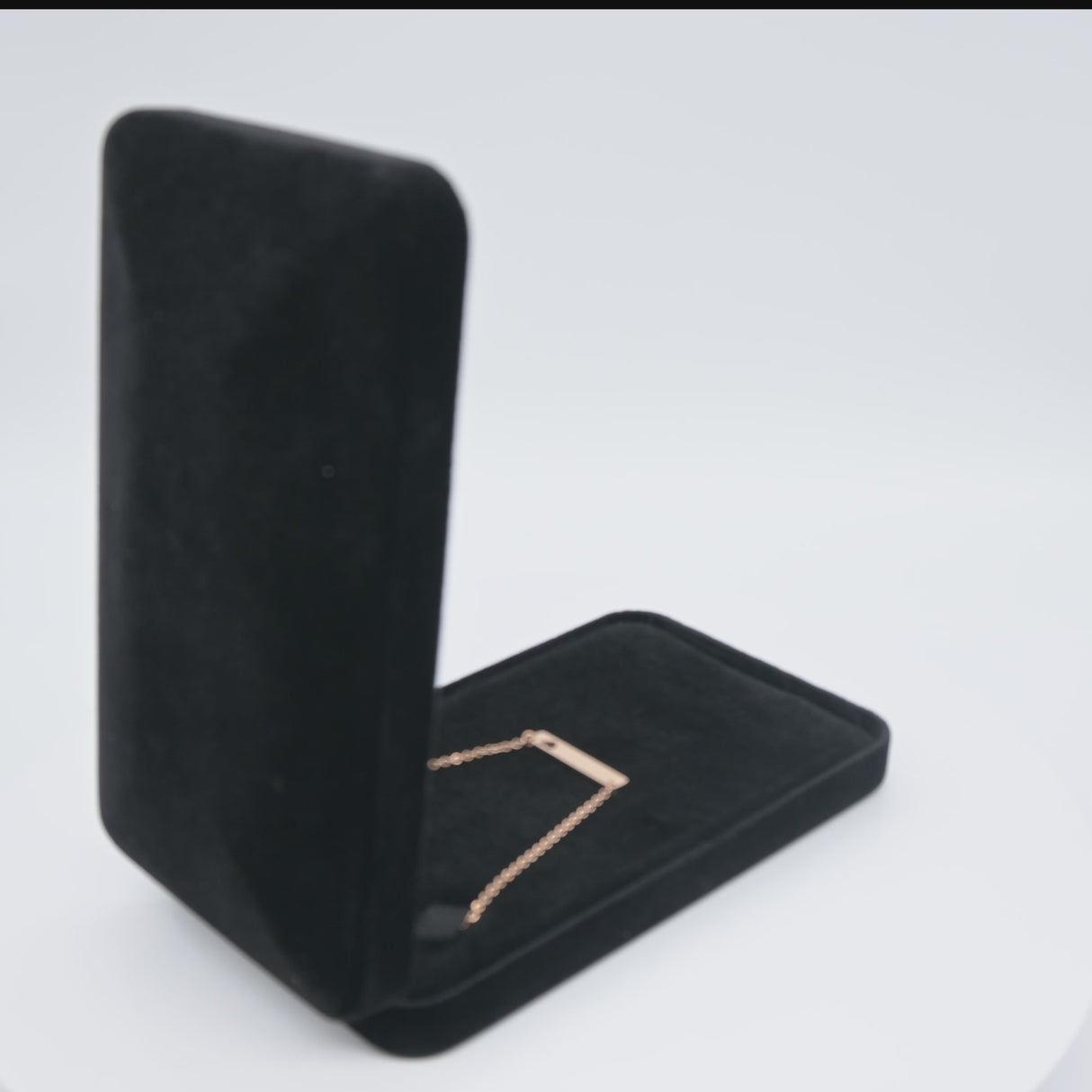 Black Velvet Necklace & Chain Gift Boxes, 4-1/4" x 7" – 6 Pack