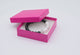Hot Pink Cotton Filled Jewelry Gift Boxes #33