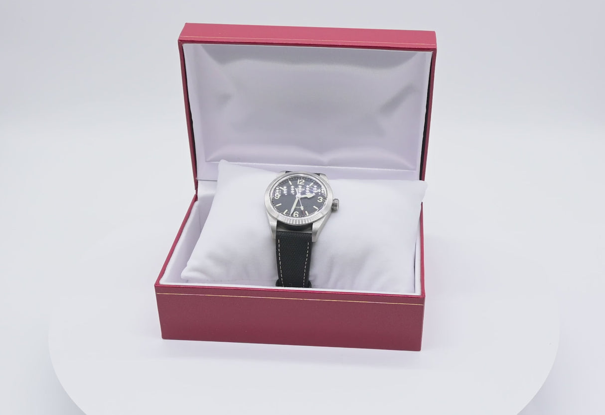 Red Leatherette and White Insert Bracelet / Watch Pillow Boxes