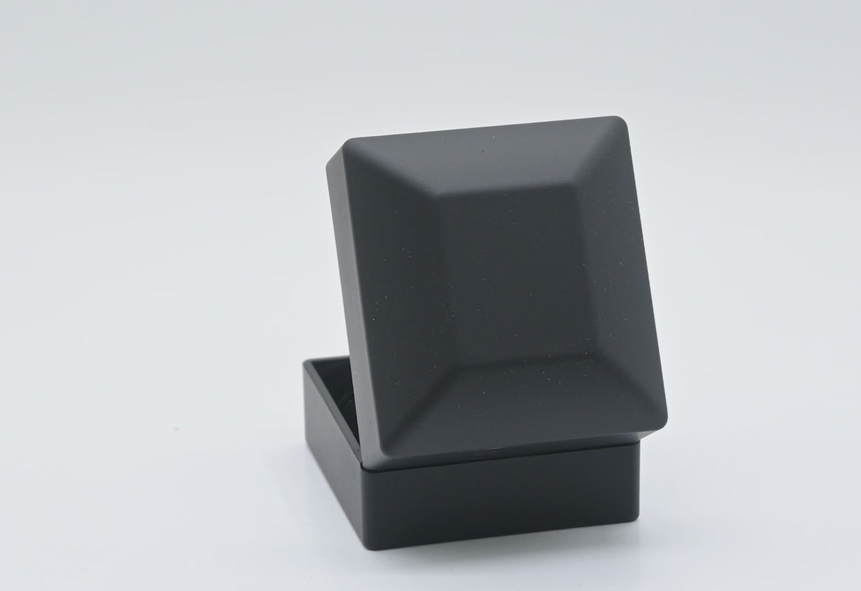 Black LED Large Pendant Box with Velvet Insert
