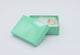 Teal Paper Cotton Filled Jewelry Gift Packaging Boxes #32