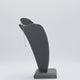 Steel Grey Leatherette 2-Piece Portable Necklace & Earring Display
