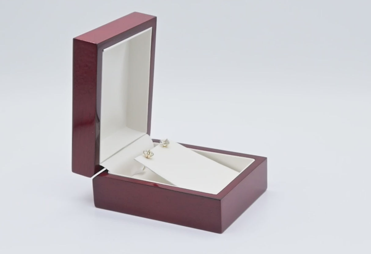 Red Rosewood Jewelry Pendant Packaging Boxes