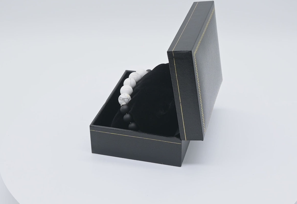 Black Leatherette Watch Pillow Box with Gold Trim - Pack of 6