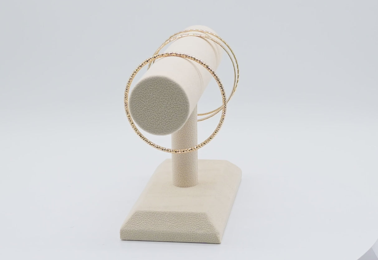 Beige Faux Suede Jewelry Bracelet or Watch Display T Bar