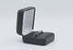 Black Leatherette Ring Box with Metal Frame - Pack of 12