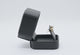Black Rounded Corner Leatherette Earring Box