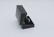 Black Leatherette Dual Ring Box with Gold Trim - Pack of 24