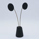Teardrop Black Velvet Earring Display Stand - 5-1/8" Tall