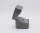 Premium Graphite Grey Leatherette Ring Box - Pack of 12