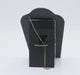 Black Leatherette Necklace Easel - Small 5.25 Inch Display