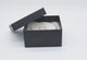 Matte Black Paper Cotton Filled Jewelry Gift Boxes #34