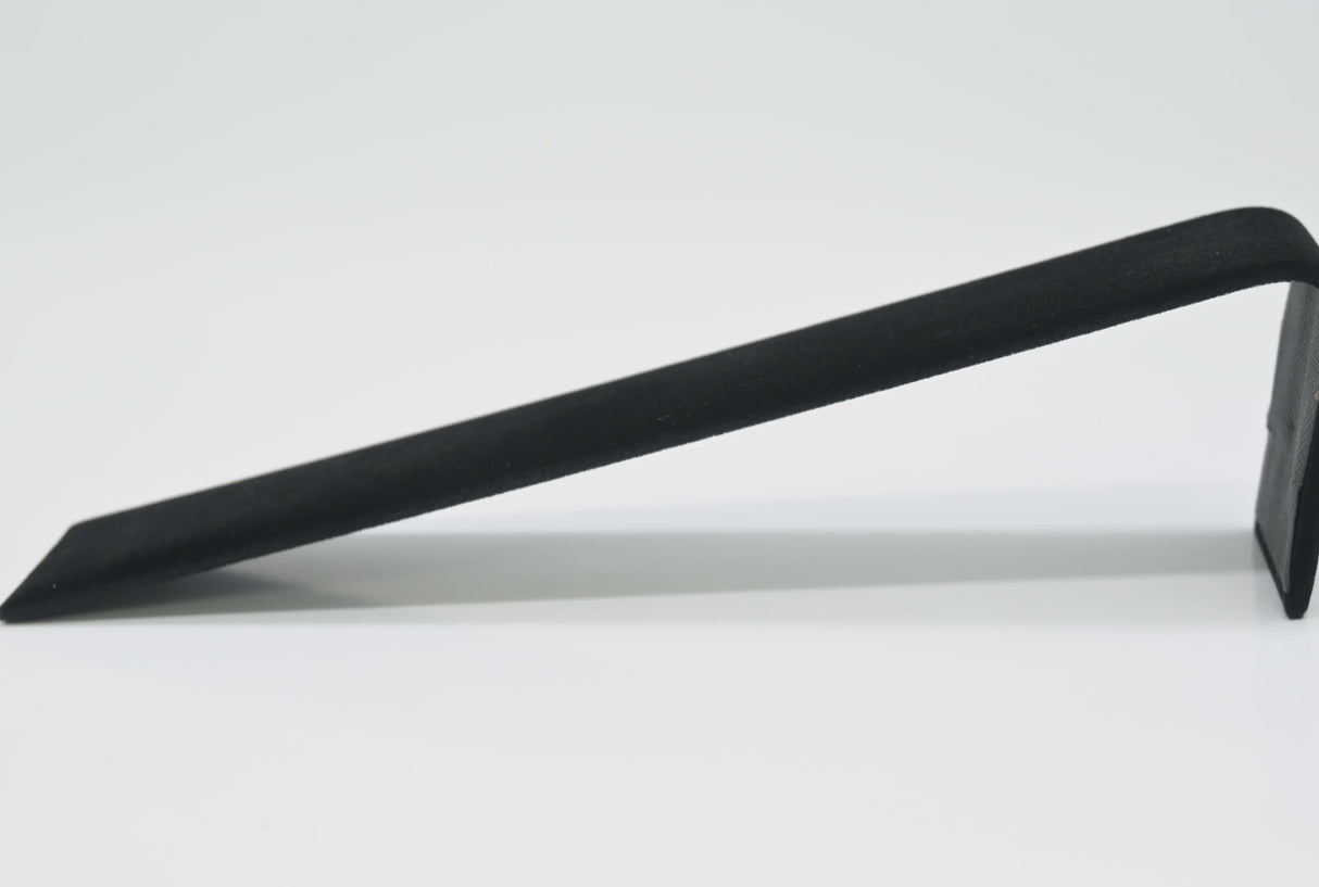 Black Velvet Jewelry Bracelet / Watch Display Ramp
