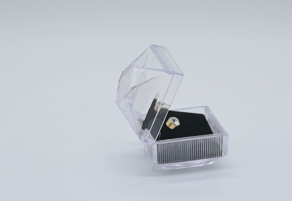 Clear Crystal style Lucite Jewelry Earring Boxes