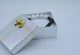 Silver Linen Bow Tie Jewelry Bangle Gift Packaging Boxes