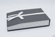 Black & White Magnetic Ribbon Paper Necklace Gift Boxes