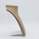 Brown Burlap Foldable Necklace Display Stand - 8-1/4" Tall
