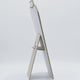 Brown Burlap Necklace Display Easel - 12-1/2" Tall