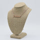 Brown Burlap Jewelry Necklace Display Bust, 6-1/4" Tall