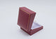 Red Leatherette, Gold Trim, Jewelry T-Insert Earring Box