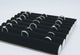 Black Velvet Tufted Half Size Jewelry Ring Insert Tray Liner