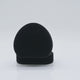 Black Flocked Velour Heart Shaped Jewelry Ring Boxes