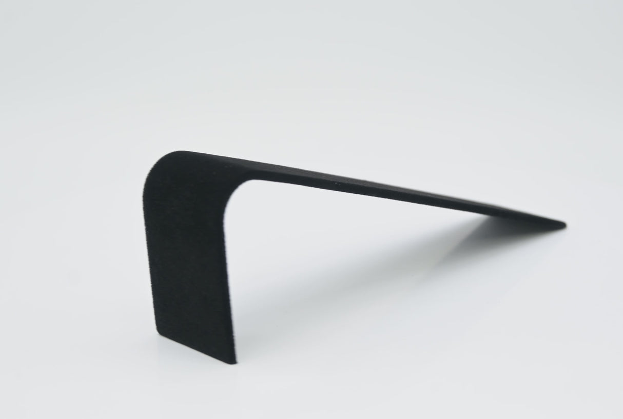 Black Velvet Earring Display Ramp - 10 Holes for 5 Pairs