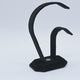 Black Velvet Two Tier Earring Display Stand - Holds 1 Pair