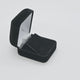 Black Velvet Earring Boxes with White Lining - Pack of 12