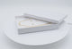 Glossy White Cotton Filled Jewelry Gift Boxes #65