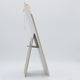 Beige Faux Suede Tiered Necklace Easel - 12½" Tall