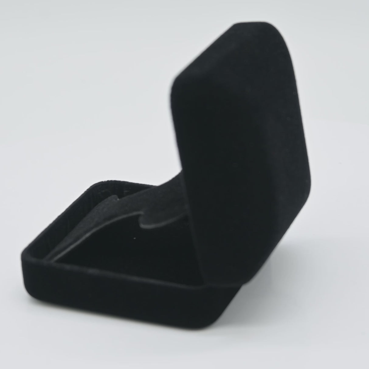 Black on Black Velvet Earring T-Insert Gift Boxes - Pack of 24