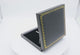 Black Leatherette Necklace Box with Gold Trim - Pack of 12