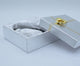 Silver Linen Bow Tie Jewelry Bangle Gift Packaging Boxes
