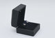 Black LED Earring / Pendant Box - Soft Touch Finish, Velvet Lined