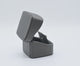 Premium Graphite Grey Leatherette Earring Box - Pack of 12