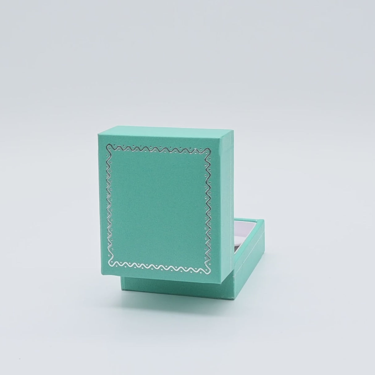 Teal Leatherette Jewelry Earring Insert Gift Boxes