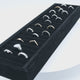 Black Velvet 21-Slot Bangle Tray with Velvet Interior