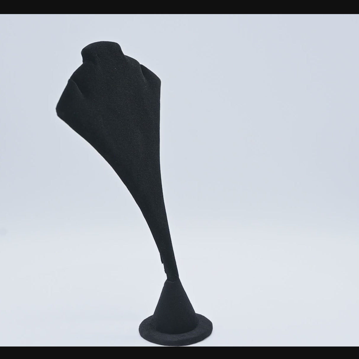 Black Velvet Jewelry Earring or Necklace Display Stand