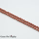 Goldstone Faceted Round Beads 4mm - 15" Strand
