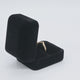 Black Velvet Jewelry Ring Gift Packaging Boxes - 24 Per Pack